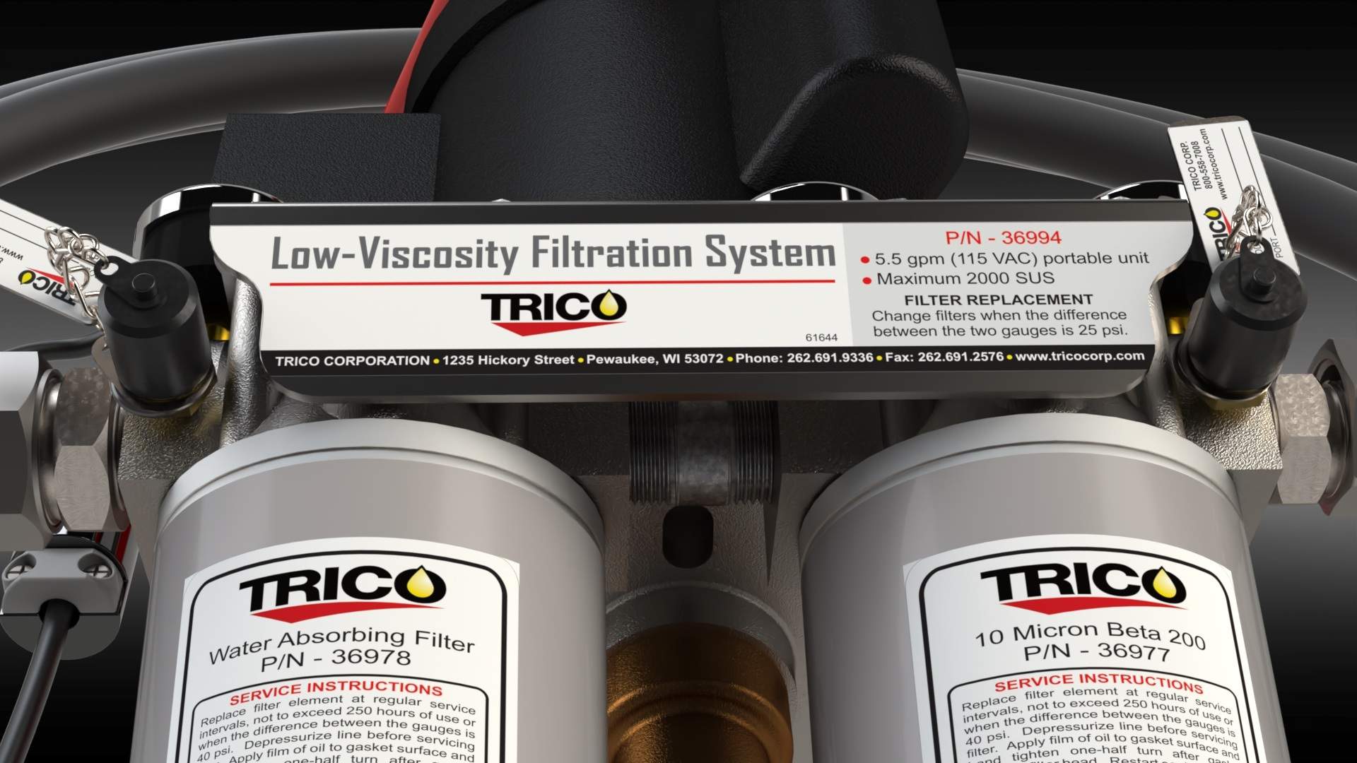 Low-Viscosity Hand-Held Filtration System | Trico Corporation